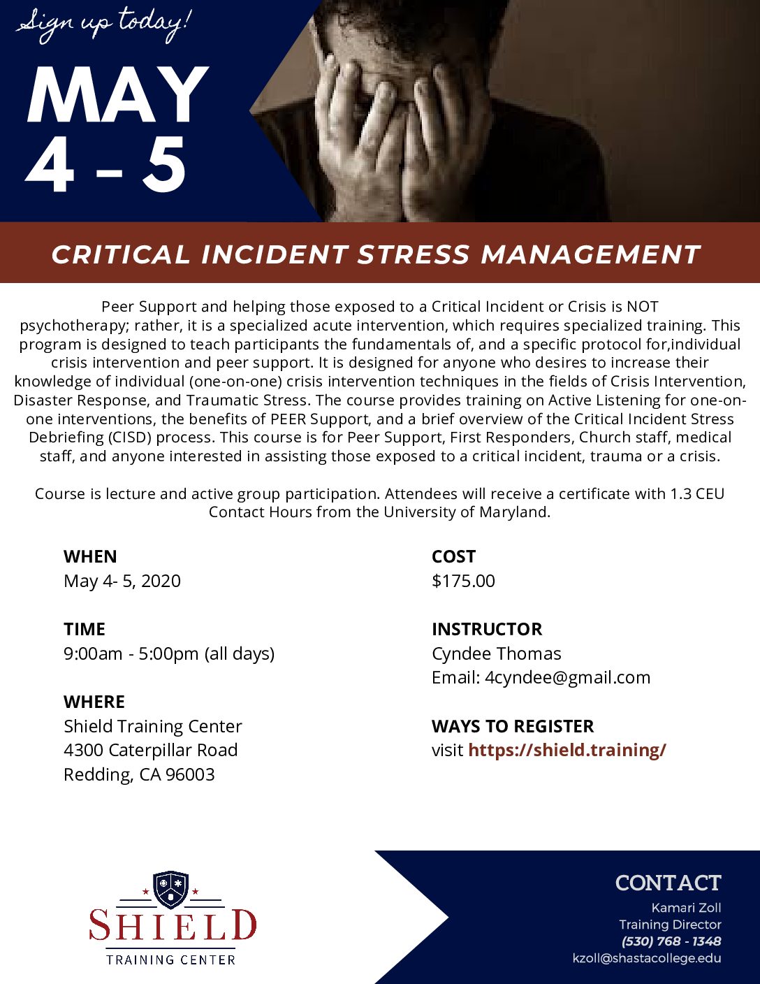 Critical Incident Stress Management shield.training